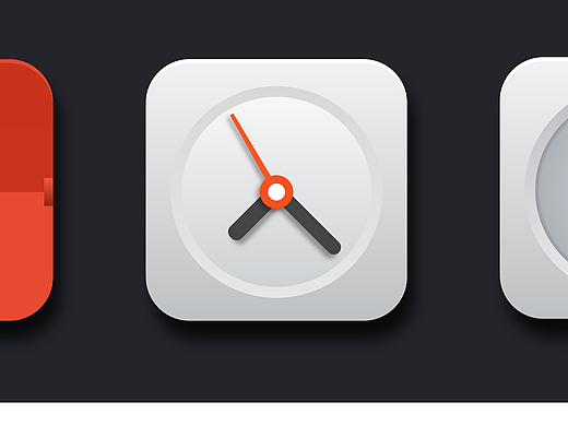 五个扁平人风格图标