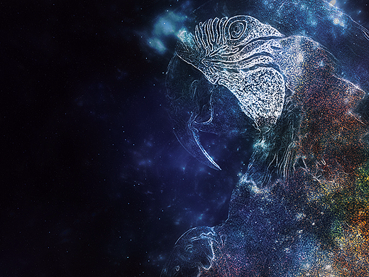 PS如何制作打造梦幻星空人像海报教程