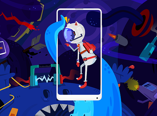 小米 MIX2 全面屏海报创意设计大赛