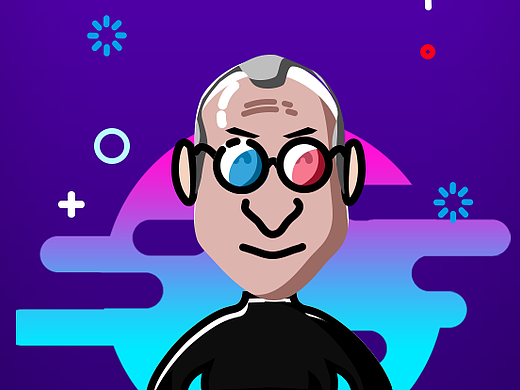 手机淘宝皮肤(卡通乔布斯)