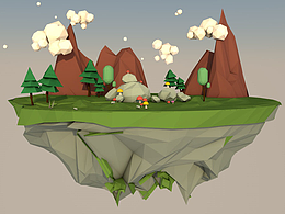 Low Poly风格场景