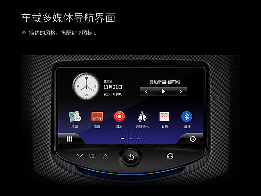 车载影音多媒体界面