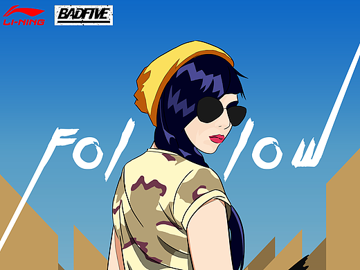 李宁badfive报广（个人主页-ZMjIxODI5NDQ=） - 海报 - 站酷设计师ww王五原创素材 - 站酷ZCOOL