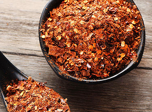 给客户拍摄的一组辣椒面产品