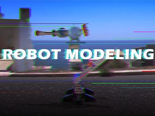 c4d练习  机器人robot.