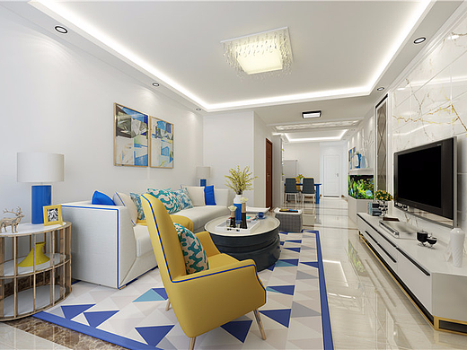 龙溪城 89平 实拍装修效果图 现代简约全包6万