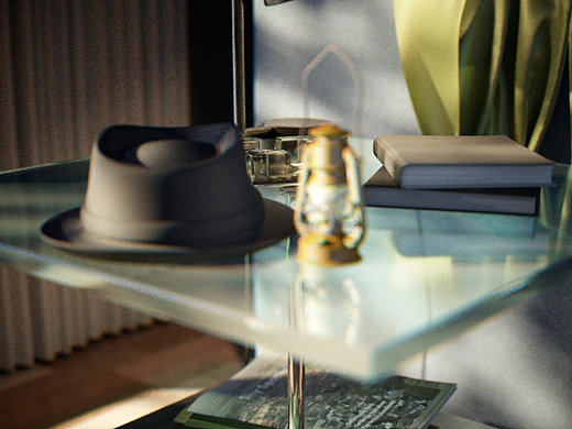 煤油灯~C4D