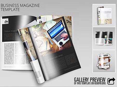 商业杂志画册模板