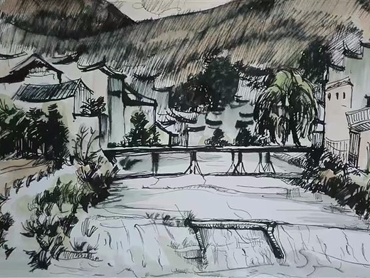 钢笔速写（每日一练、造型能力）