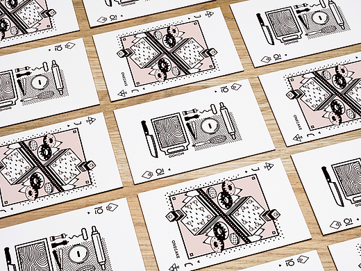 平面设计-黑红扑克