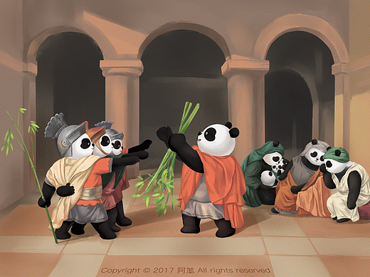【每日一gif合集12】滚滚世界名画（111-120）