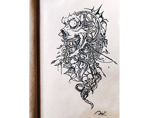 异灵（个人主页-ZMjIyODA5MDQ=） - 新锐潮流插画 - 站酷设计师林曦晨ZTL原创素材 - 站酷ZCOOL