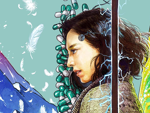2016《你好，疯子》插画版海报