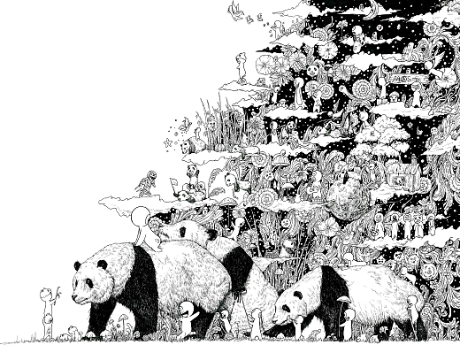 熊猫的迁徙