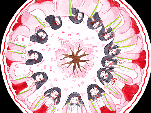 和风娃娃换头动画