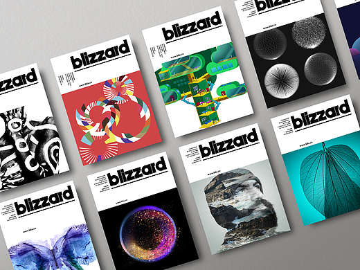 深圳暴雪广告创意 封面系列设计