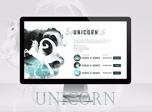 The Unicorn in the forest——《森林里的独角兽》