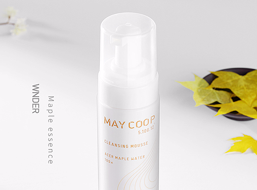 创颜设计/MAYCOOP-枫润洁面慕斯详情页设计/电商设计