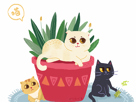 【每周一猫】手绘
