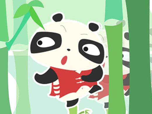 原创－熊猫竹上飘－表情包
