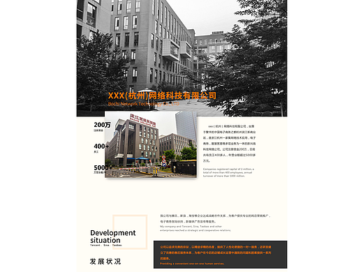 网站公司简介