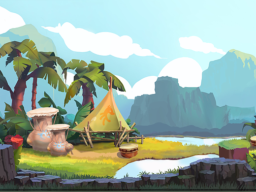 半临摹作品_部落