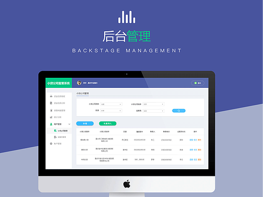 小贷公司后台管理设计 