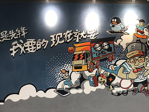 南洋学院墙绘案例