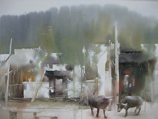 手绘-插画／油画／水彩