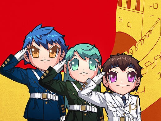 8.1建军节手机壁纸 640X1136