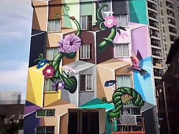 揭秘东莞离奇楼体一夜之间背后涂鸦的故事