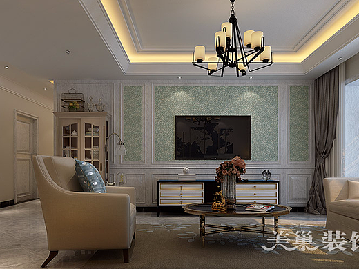 保利海上五月花140平装修样板间，简约是一种经典美