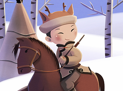 少数民族插画 1