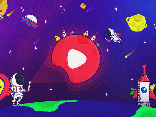 《太空之旅》（个人主页-ZMzA4MDE4NDQ=） - 图案 - 站酷设计师你是谁家那小铭原创素材 - 站酷ZCOOL