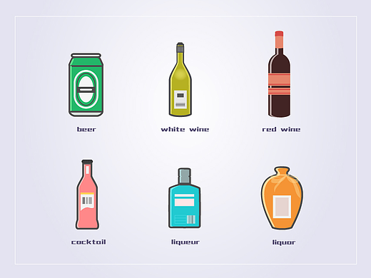 酒瓶子 ICON（个人主页-ZMjM2NDM4MTY=） - 图标 - 站酷设计师菜菜籽0813原创素材 - 站酷ZCOOL