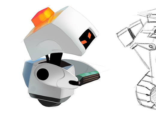 机器人临摹作品