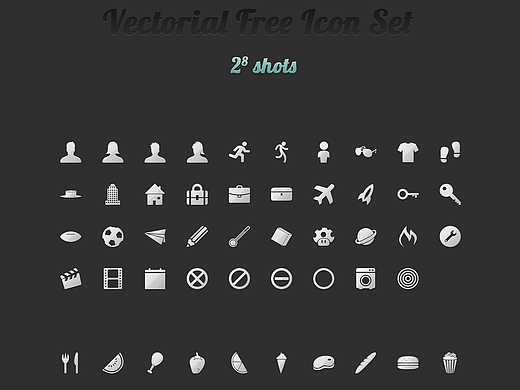 单色的UI icon 