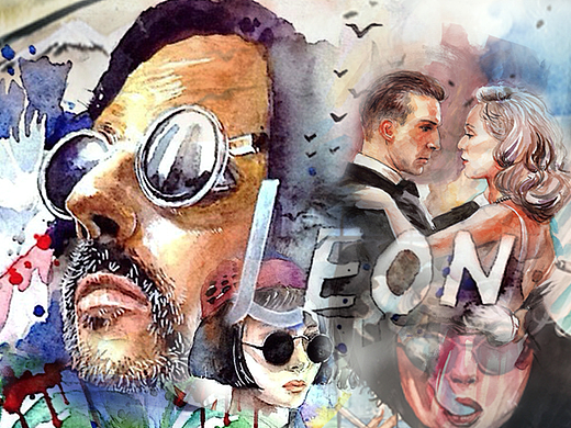 水彩电影插画 Movie Illustrations