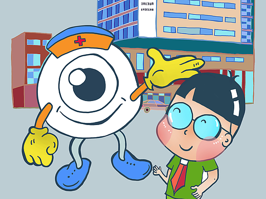 眼科医院科普小漫画儿