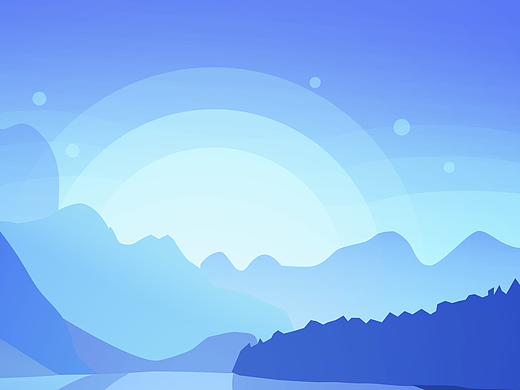 微光渐变风景画（个人主页-ZMjM1Mjg5MjA=） - 创作习作 - 站酷设计师小青蛙菇凉原创素材 - 站酷ZCOOL