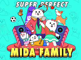 Midea Family創(chuàng)意形象延展設計