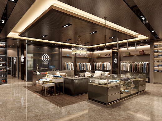 杰斯格尼男裝室內(nèi)設(shè)計(jì)（個(gè)人主頁(yè)-ZMjMzNDIwMjQ=） - 家裝設(shè)計(jì) - 站酷設(shè)計(jì)師深圳一度裝飾設(shè)計(jì)原創(chuàng)素材 - 站酷ZCOOL