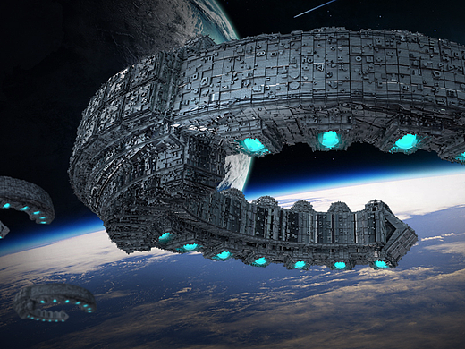 C4D&PS 宇宙飞船