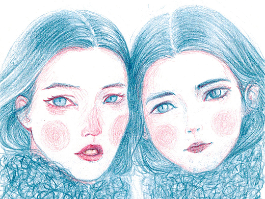 彩铅画