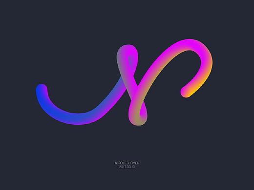 如何制作像京东618一样酷炫的3D渐变管状海报？