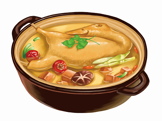 美食插画