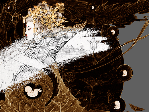 临摹习作——手绘转线稿上色