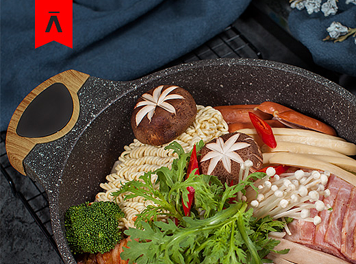 韩国料理 美食拍摄  명동칼국수샤브샤브