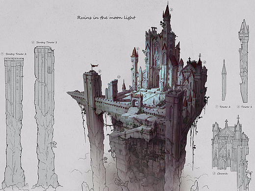 NWA教程 | Ethan新作——老教堂废墟教程