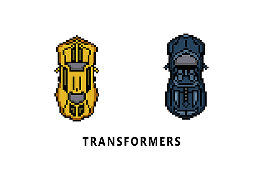变形金刚像素汽车